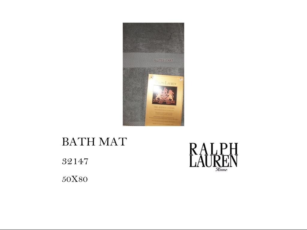 BATH MAT 50x80 CHARCOAL