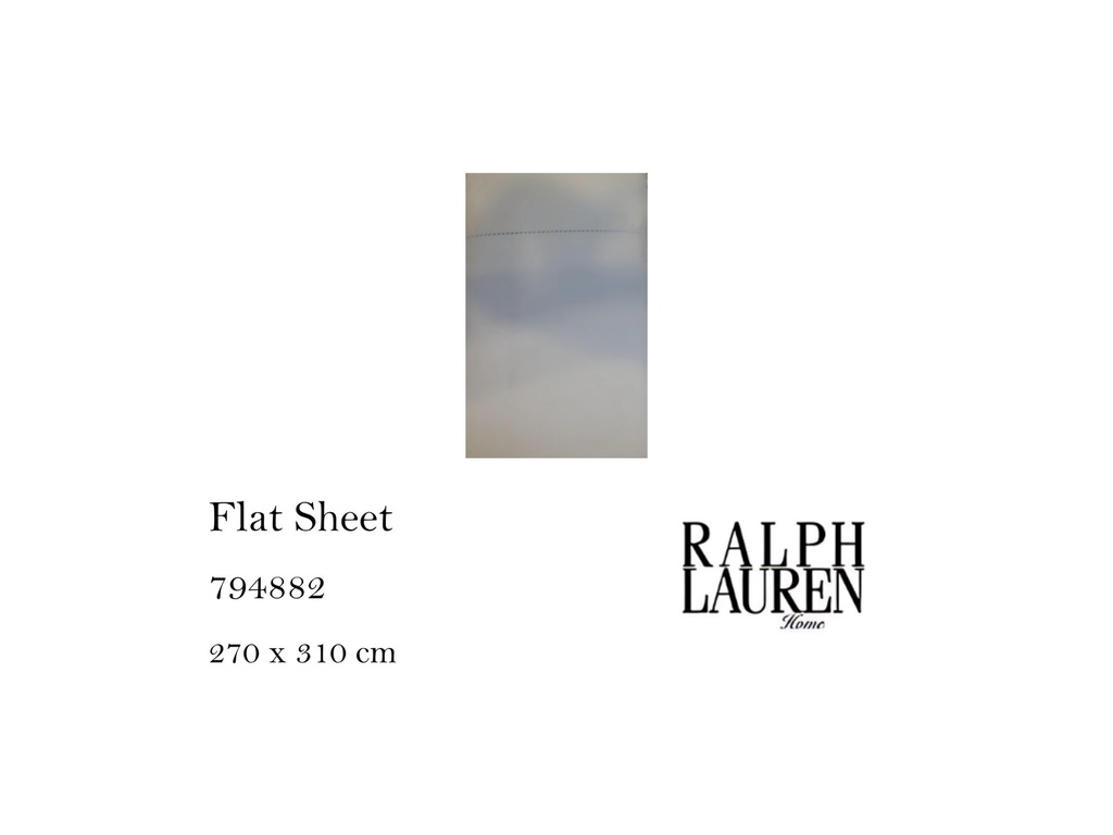 FLAT SHEET PAISLEY WHITE 270X310 CM