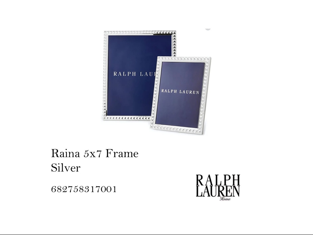 Raina 5x7 Frame, Silver