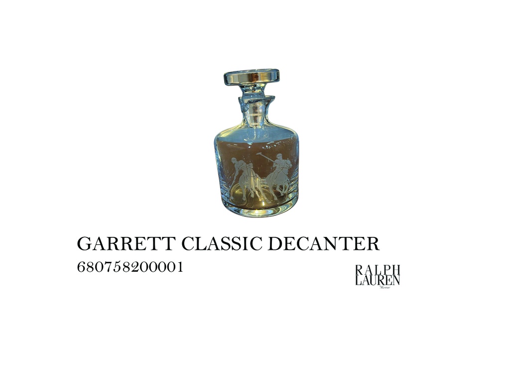 GARRETT CLASSIC DECANTER