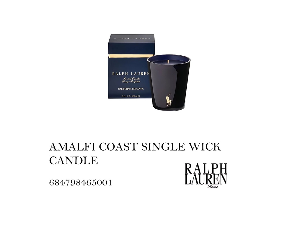 AMALFI COAST SINGLE WICK CANDLE