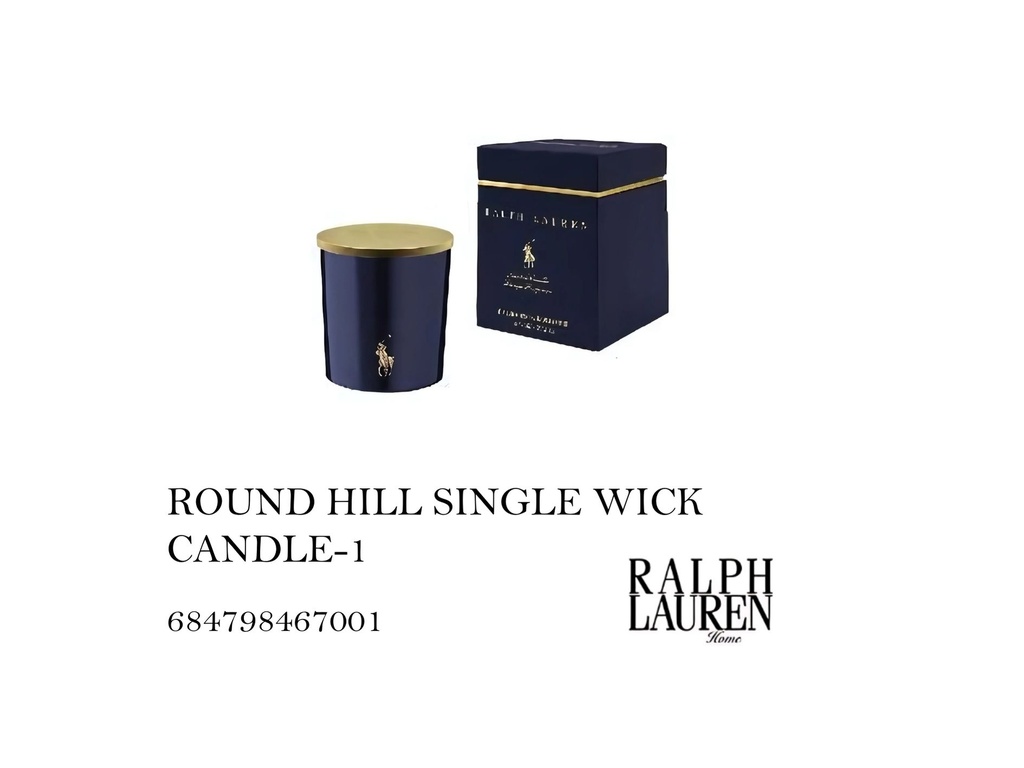 ROUND HILL SINGLE WICK CANDLE-1