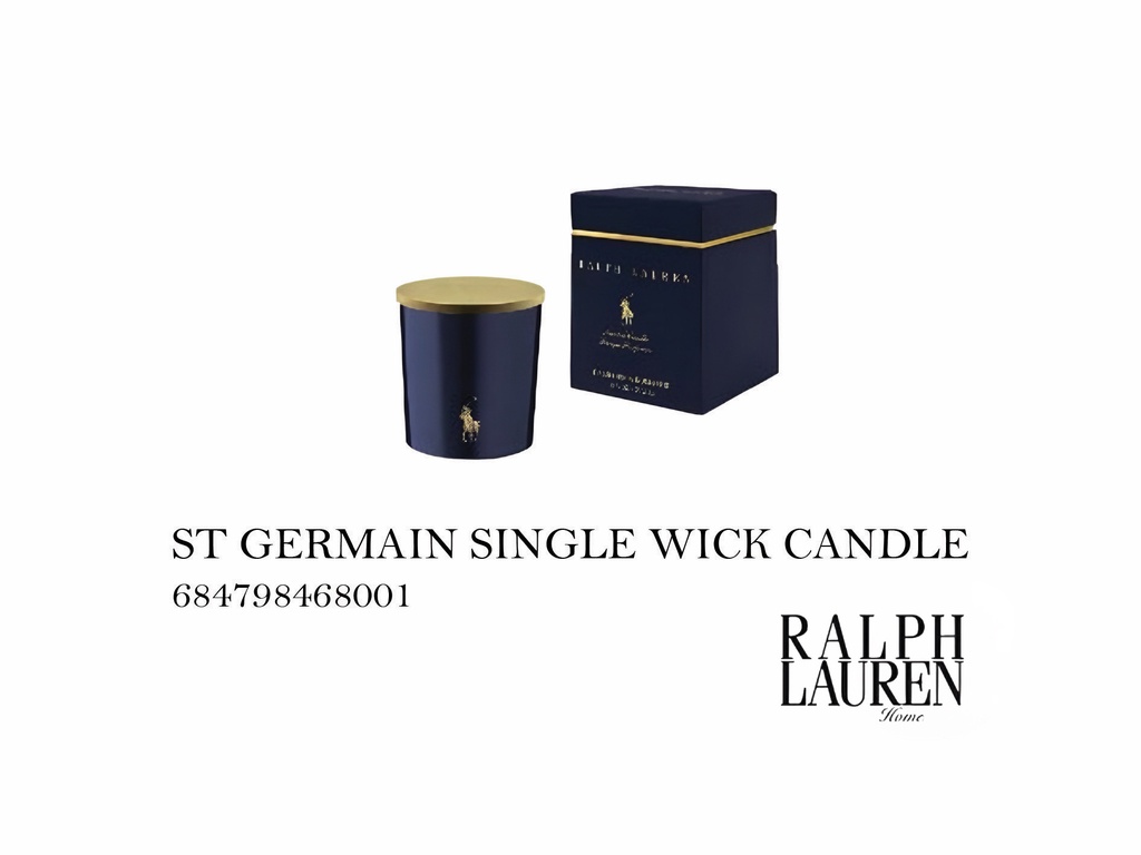ST GERMAIN SINGLE WICK CANDLE