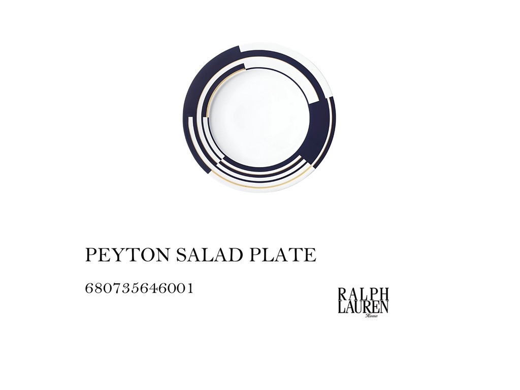 PEYTON SALAD PLATE