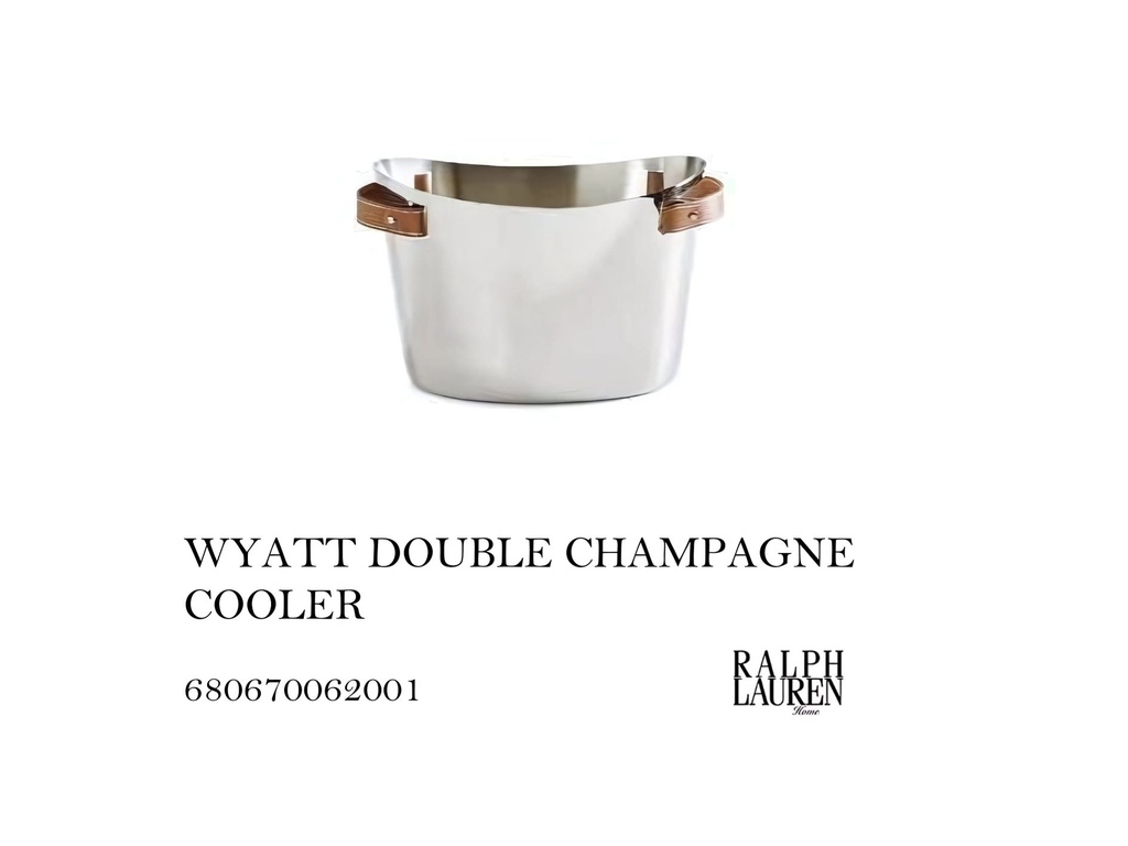 WYATT DOUBLE CHAMPAGNE COOLER