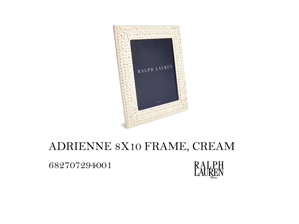 ADRIENNE 8X10 FRAME, CREAM