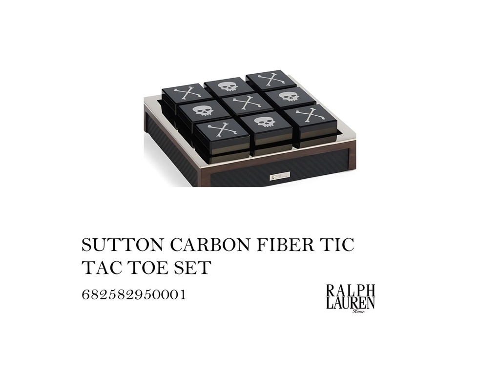 SUTTON CARBON FIBER TIC TAC TOE SET