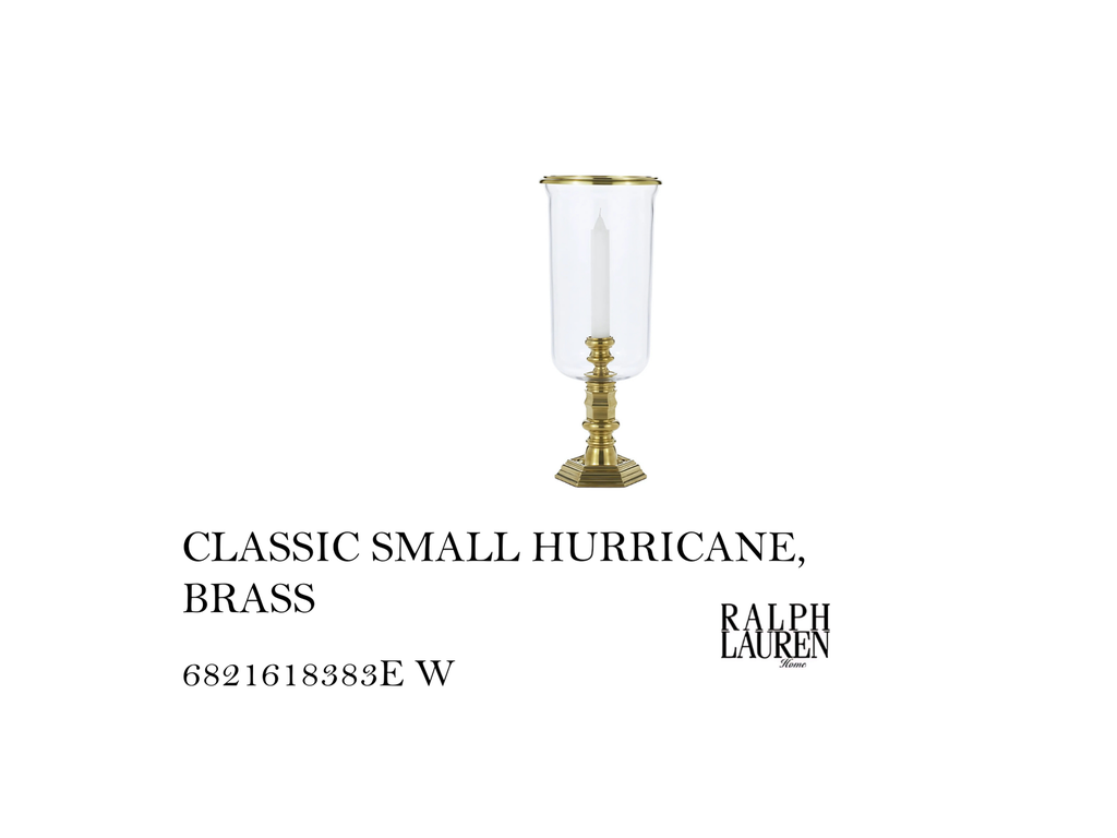 CLASSIC SMALL HURRICANE, BRASS