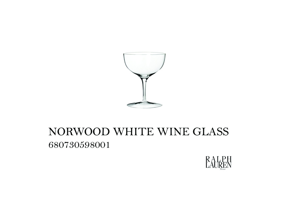 NORWOOD WHITE WINE GLASS