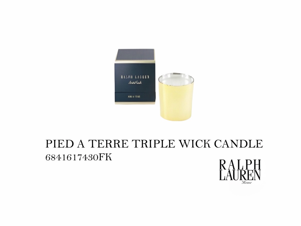 PIED A TERRE TRIPLE WICK CANDLE