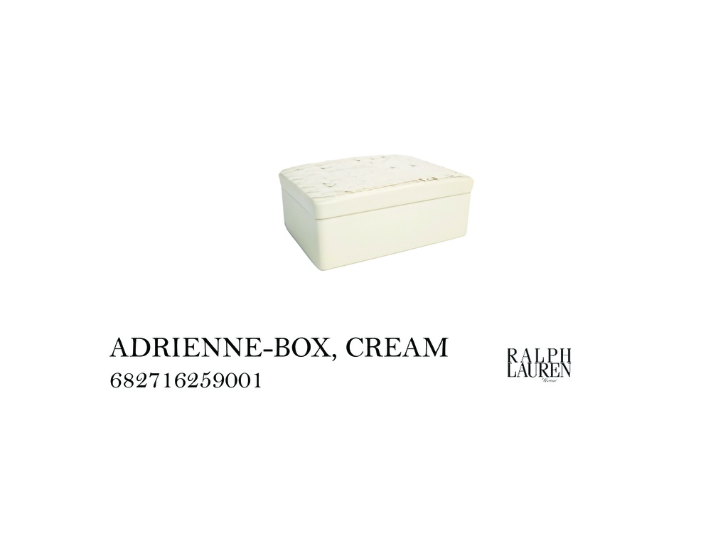 ADRIENNE-BOX, CREAM