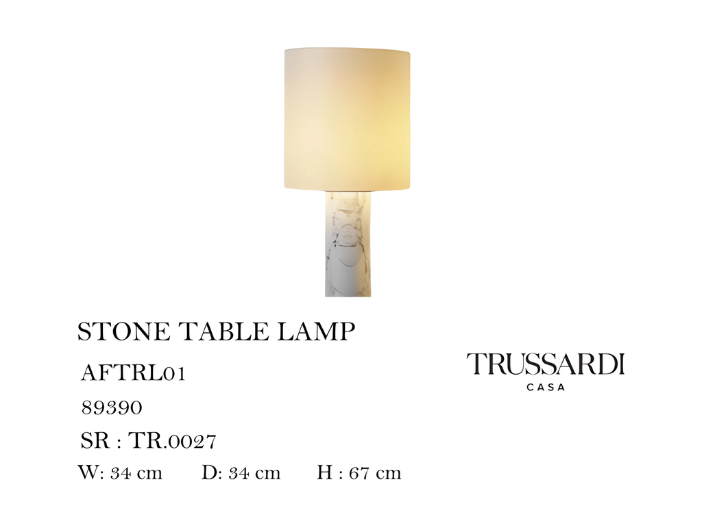 STONE TABLE LAMP