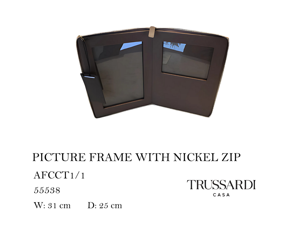 PICTURE FRAME WITH NICKEL ZIP