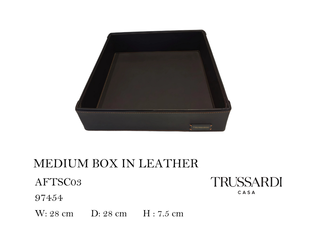 MEDIUM BOX IN LEATHER