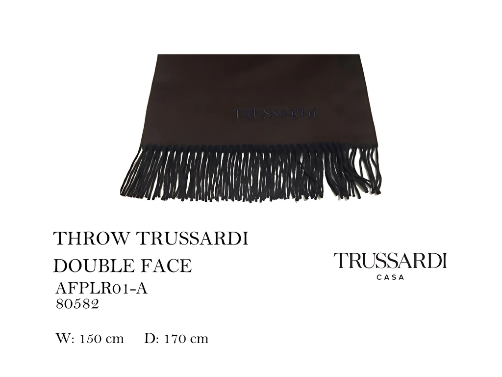 THROW TRUSSARDI DOUBLE FACE