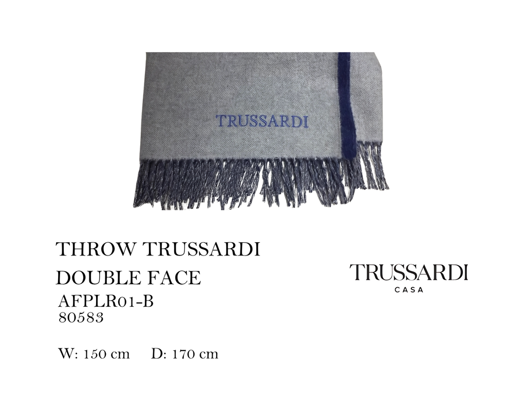 THROW TRUSSARDI DOUBLE FACE