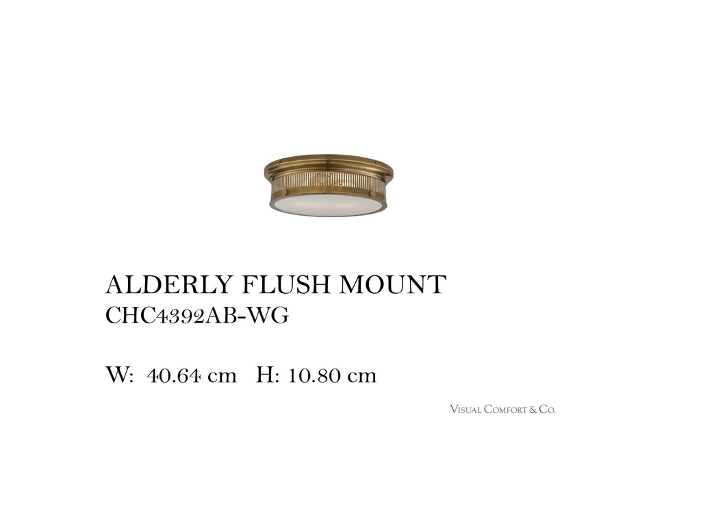 ALDERLY FLUSH MOUNT