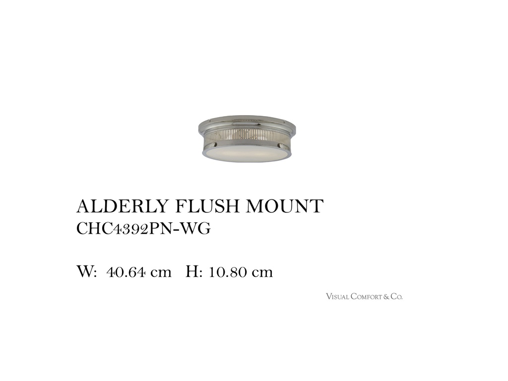 ALDERLY FLUSH MOUNT
