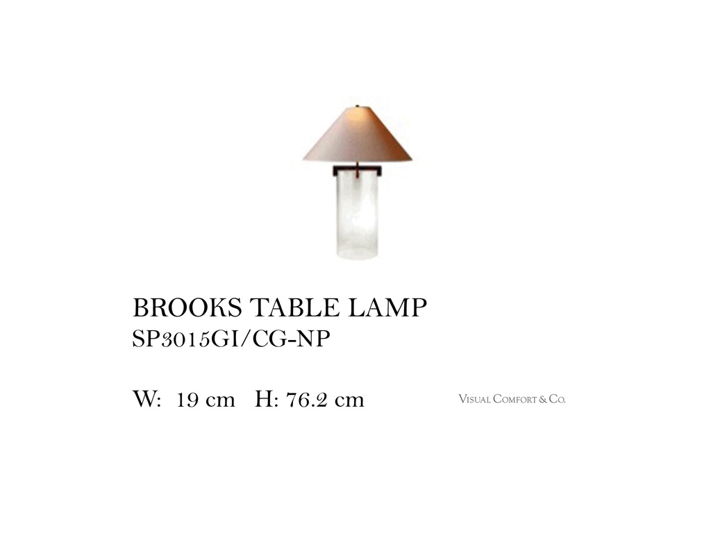 BROOKS TABLE LAMP