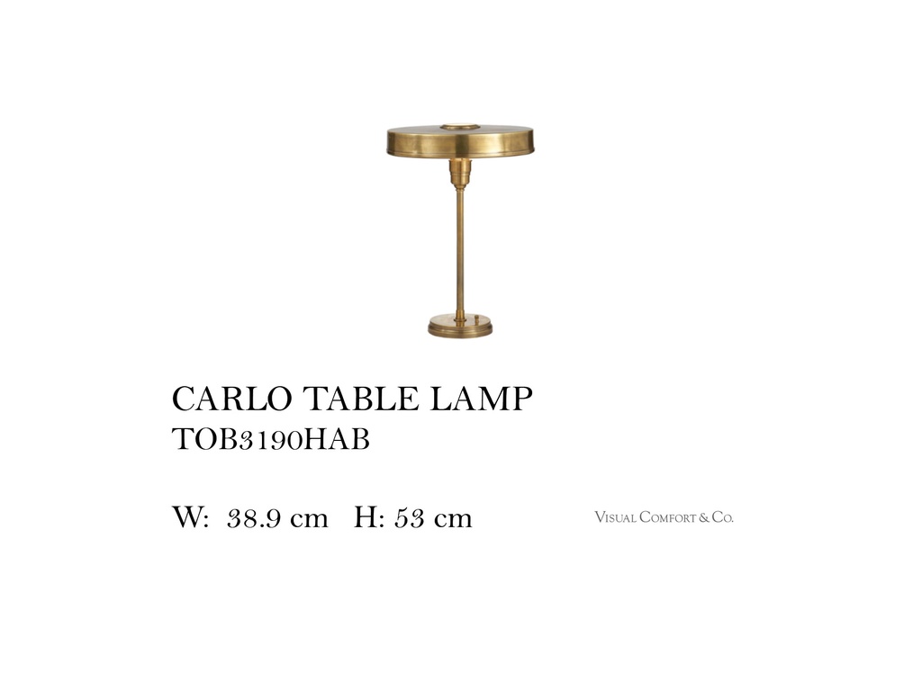 CARLO TABLE LAMP
