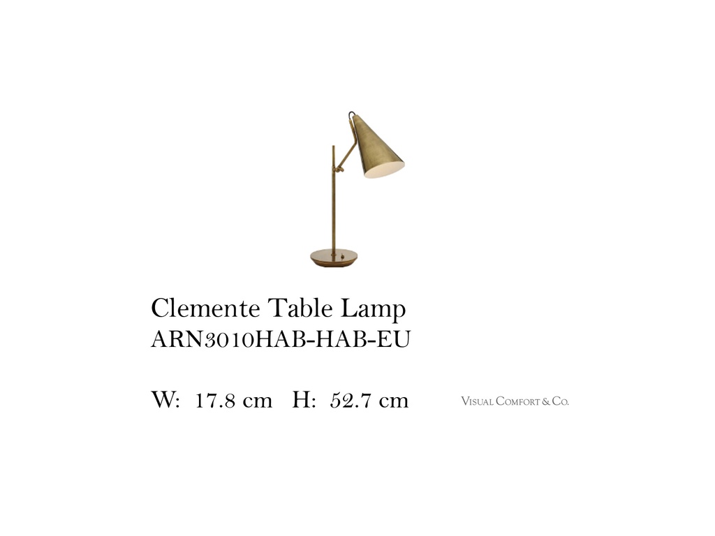 CLEMENTE TABLE LAMP