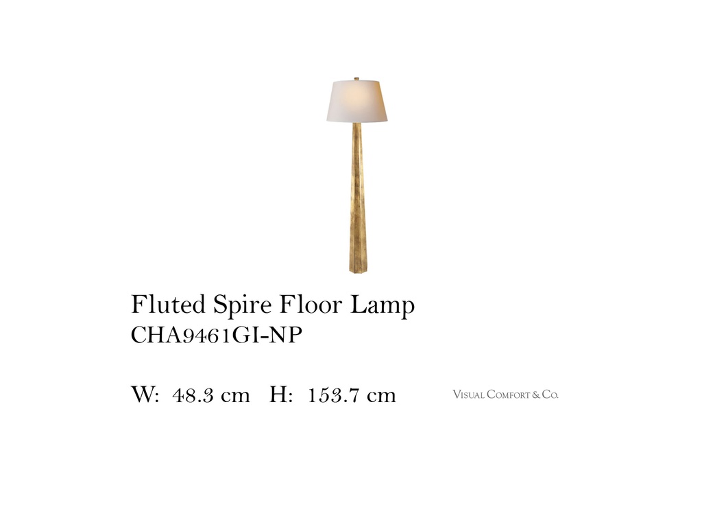 FLUTED SPIRE FLOOR LAMP