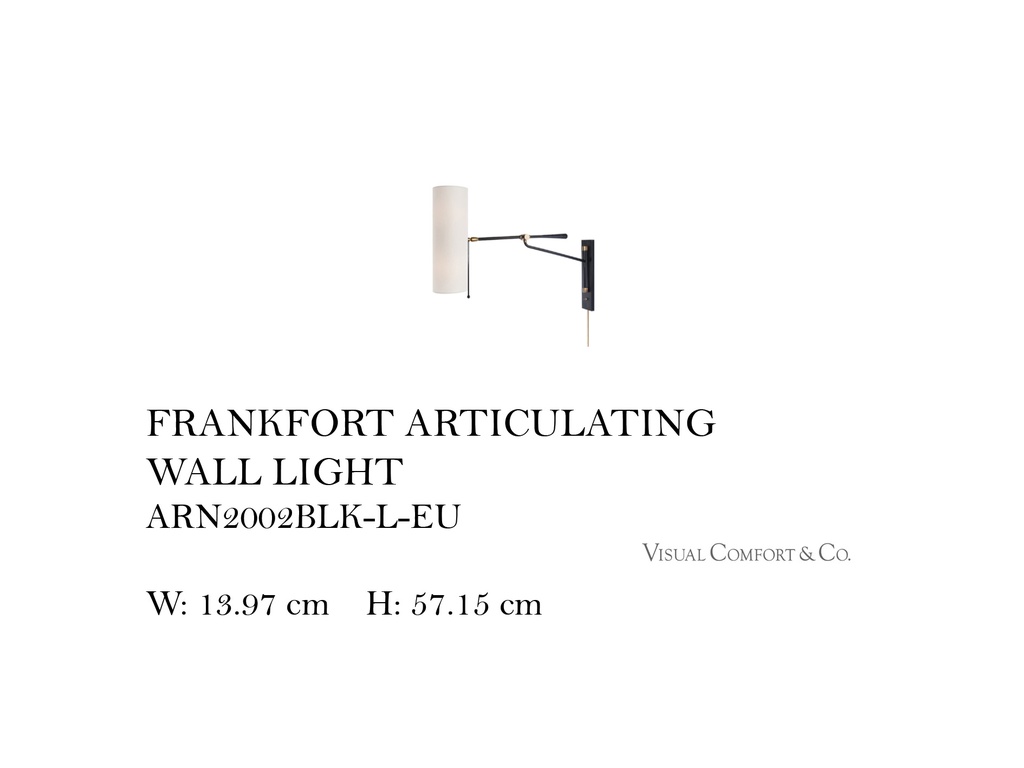 FRANKFORT ARTICULATING WALL LIGHT