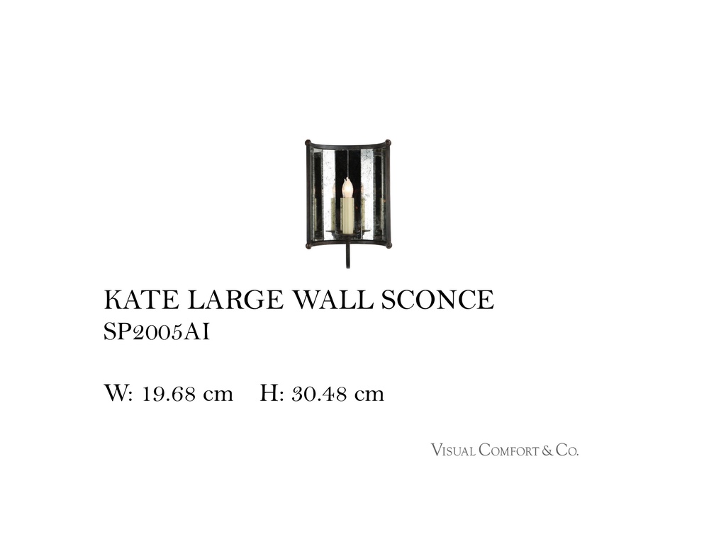 KATE LARGE WALL SCONCE
