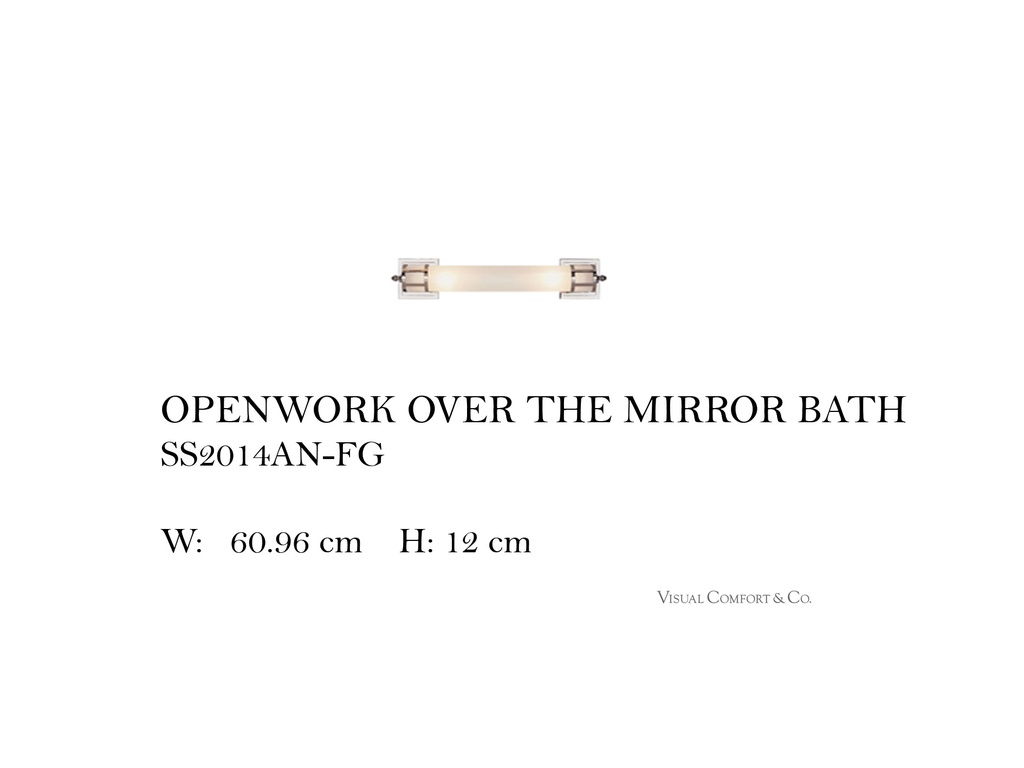 OPENWORK OVER THE MIRROR BATH