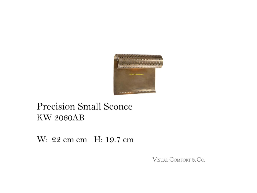 PRECISION SMALL SCONCE