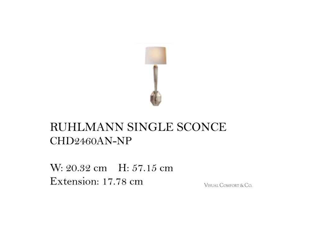 RUHLMANN SINGLE SCONCE
