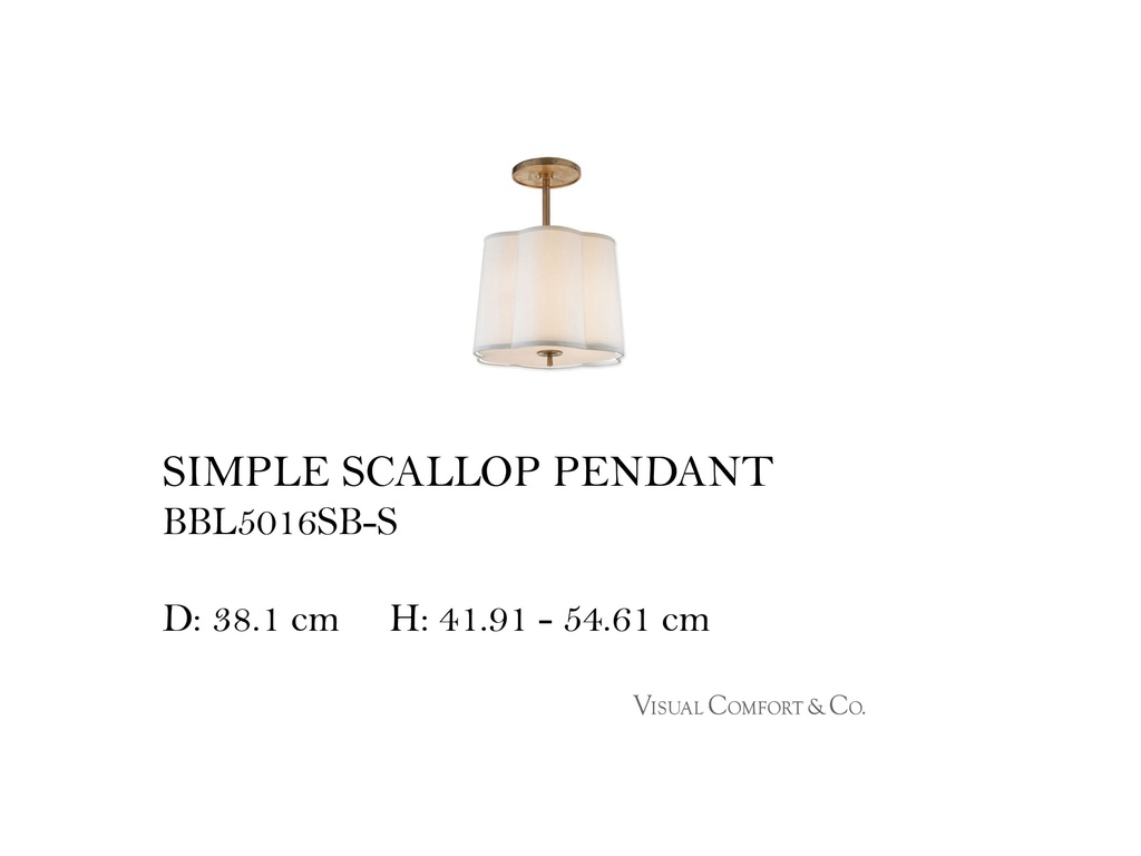 SIMPLE SCALLOP PENDANT