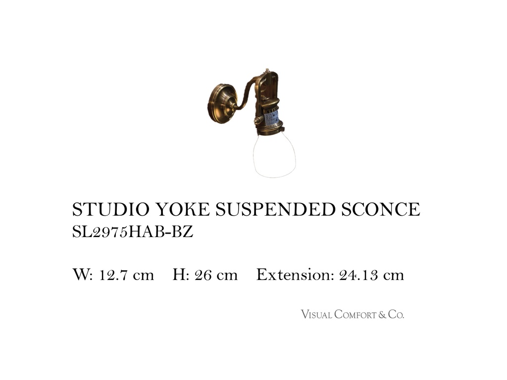 STUDIO   YOKE SUSPENDED SCONCE