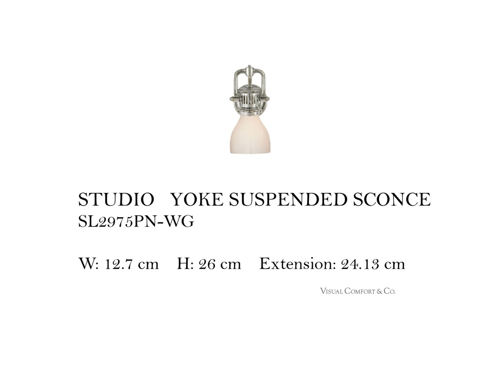 STUDIO   YOKE SUSPENDED SCONCE