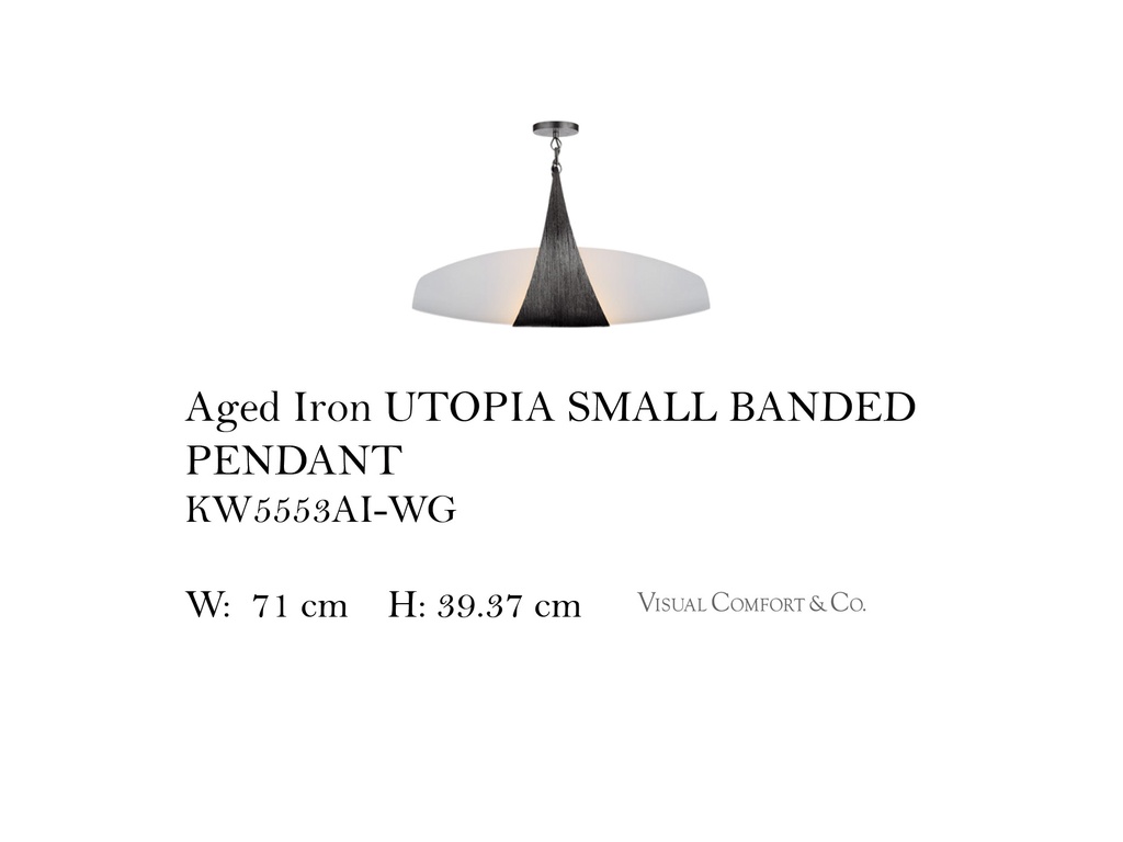 UTOPIA SMALL BANDED PENDANT