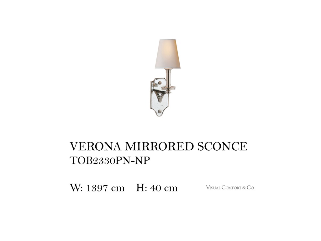 VERONA MIRRORED SCONCE