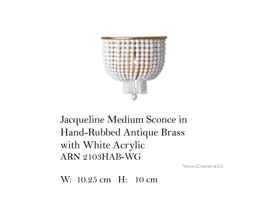 JACQUELINE MEDIUM SCONCE