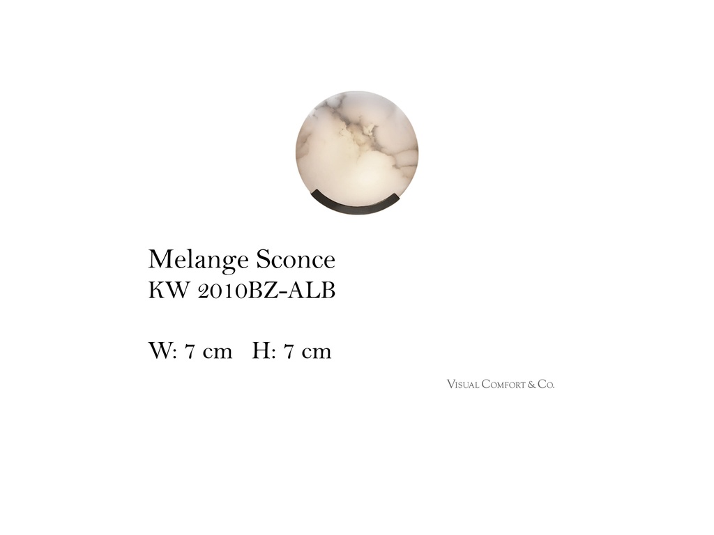 MELANGE SCONCE - BRONZ