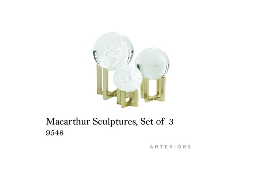 [MHT-004268] Macarthur Sculptures, Set of 3