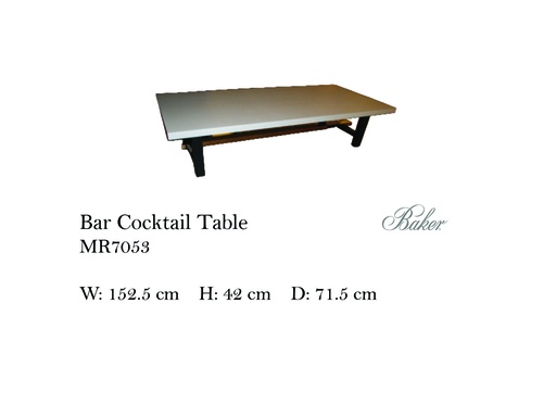 [MHT-001437] BAR COCKTAIL TABLE