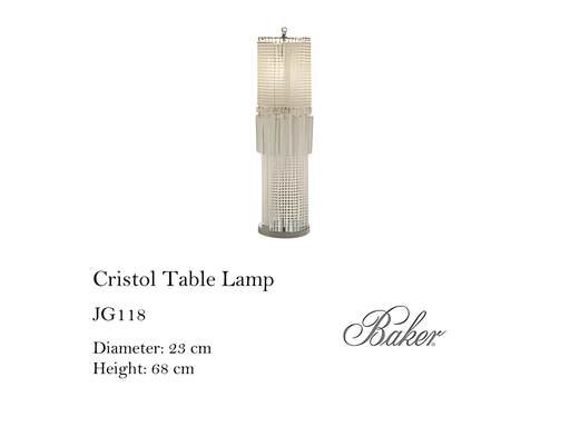 [MHT-002087] CRISTOL TABLE LAMP