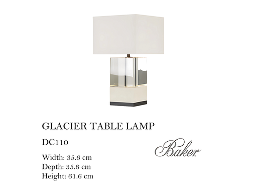 [MHT-002400] GLACIER TABLE LAMP