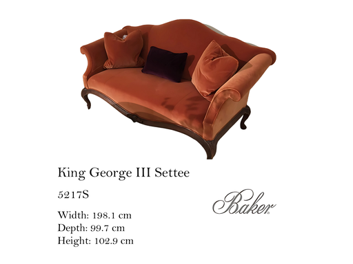 [MHT-002609] KING GEORGE III SETTEE
