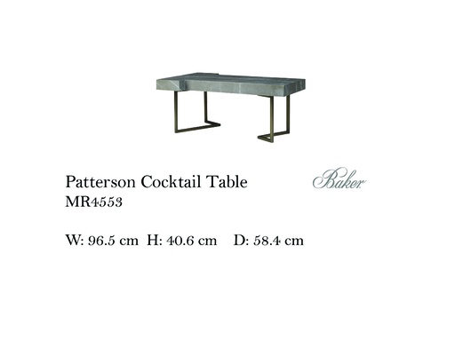 [MHT-003098] PATTERSON COCKTAIL TABLE