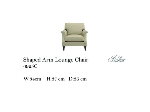 [MHT-003415] SHAPED ARM LOUNGE CHAIR