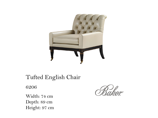 [MHT-003776] TUFFTED ENGLISH CHAIR