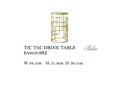 [MHT-004427] TIC TAC DRINK TABLE - BRZ