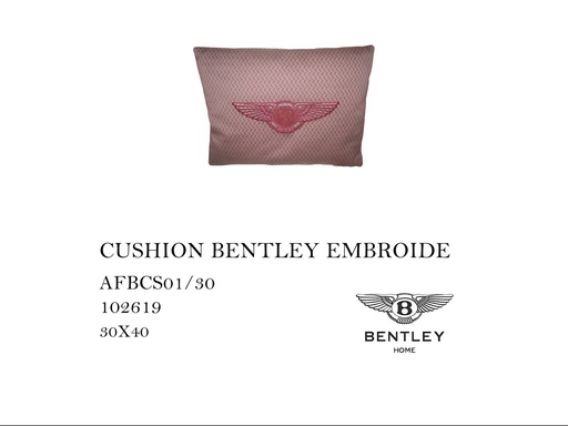 [MHT-000443] CUSHION BENTLEY EMBROIDE