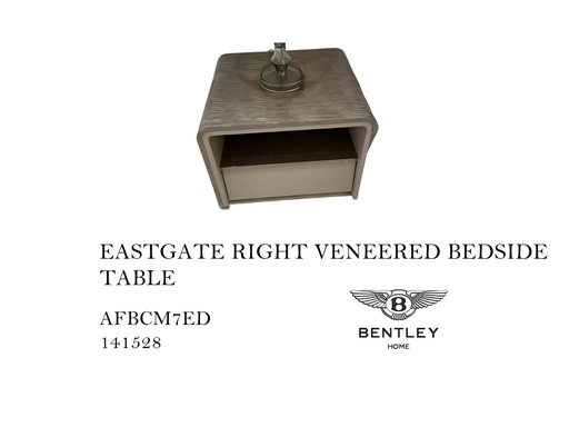 [MHT-000473] EASTGATE RIGHT VENEERED BEDSIDE TABLE