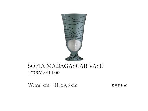 [MHT-001161] SOFIA MADAGASCAR VASE